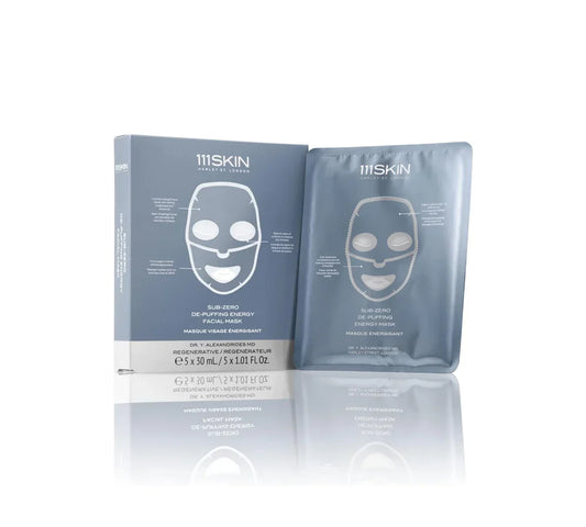 111SKIN Sub-Zero de-Puffing Energy Facial Mask - 5 Masks 150ml/ 5.05fl.oz
