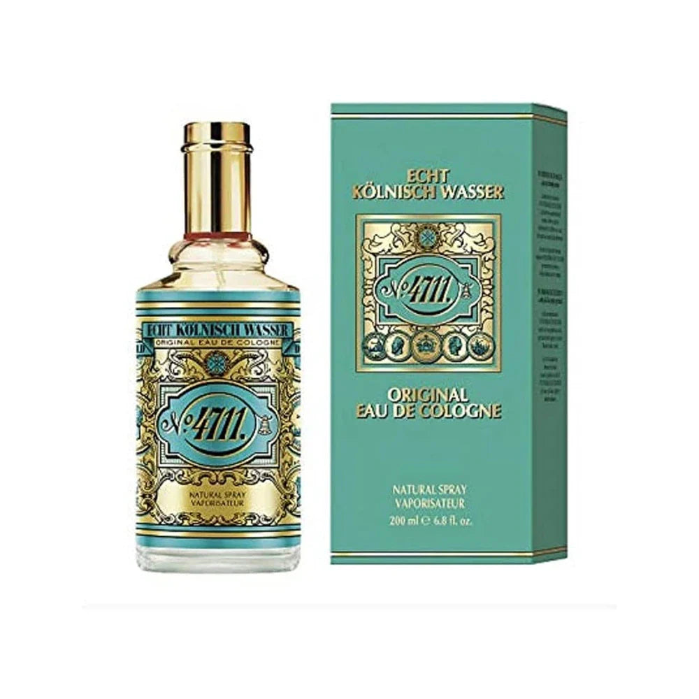 Classic 4711 Eau De Cologne spray bottle, 200ml, suitable for men and women.