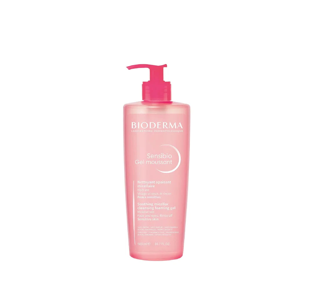 BIODERMA Sensibio Gel Moussant Micellare Detergente Lenitivo Viso 500 ml