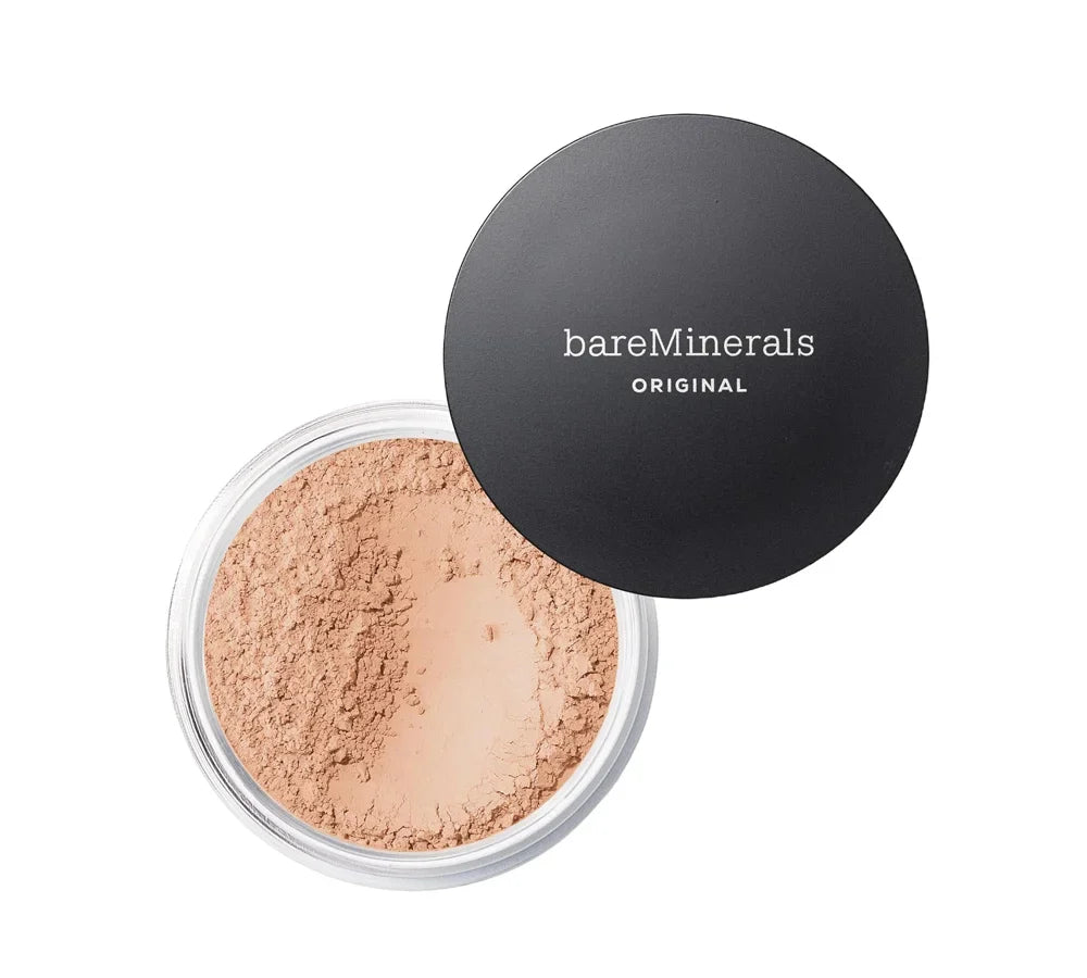 BareMinerals Original Loose Powder Foundation SPF15 No.14 Medium 8g: Loose powder foundation in a small round container, labeled with shade 14 Medium.