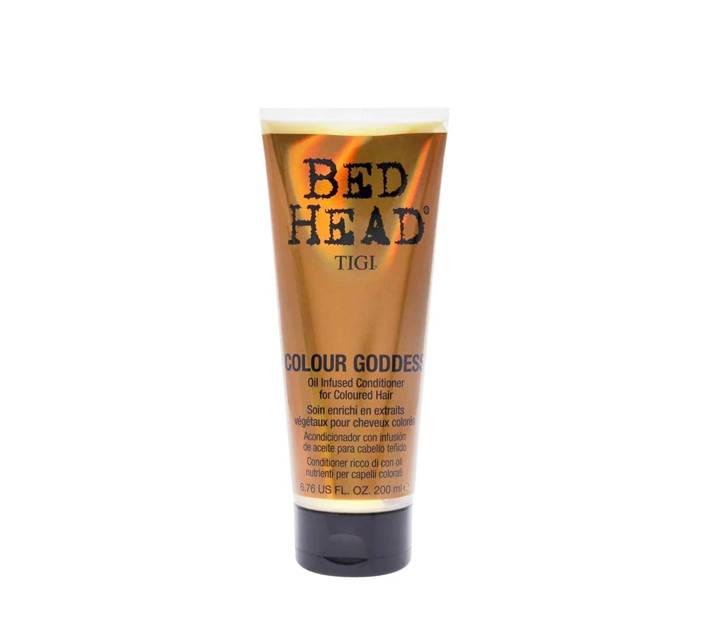 Bed Head Colour Goddess Conditioner for Coloured Hair 200ml vibrant orange tube.