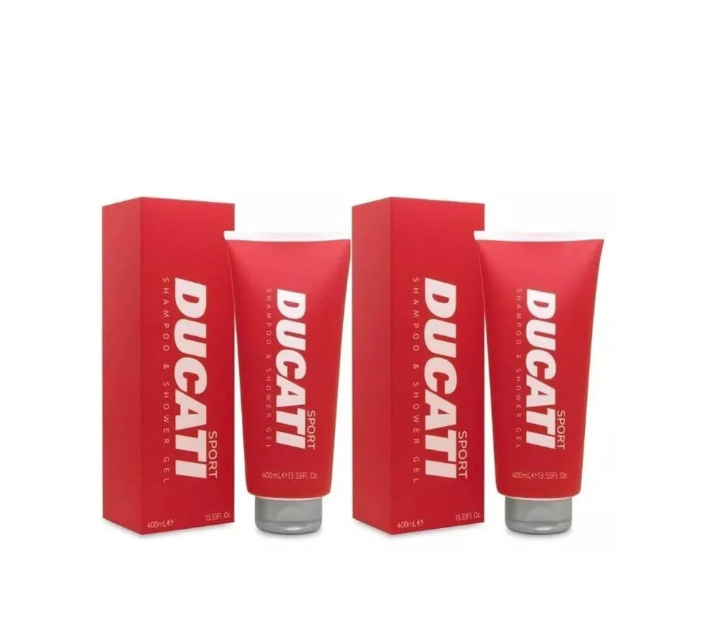 Ducati Sport Shampoo and Shower Gel 400ml, Pack of 2