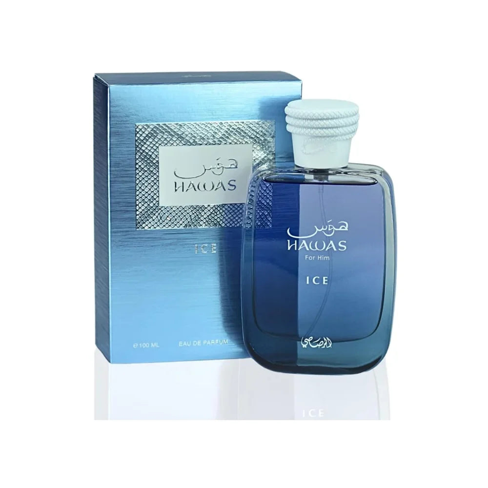 Hawas Ice by Rasasi for Men - 3.38 oz EDP Spray