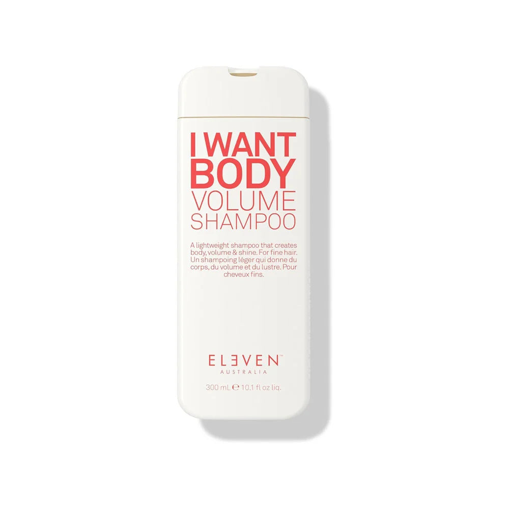 I Want Body Volume Shampoo 300ml lightweight formula to boost volume and body for fine hair