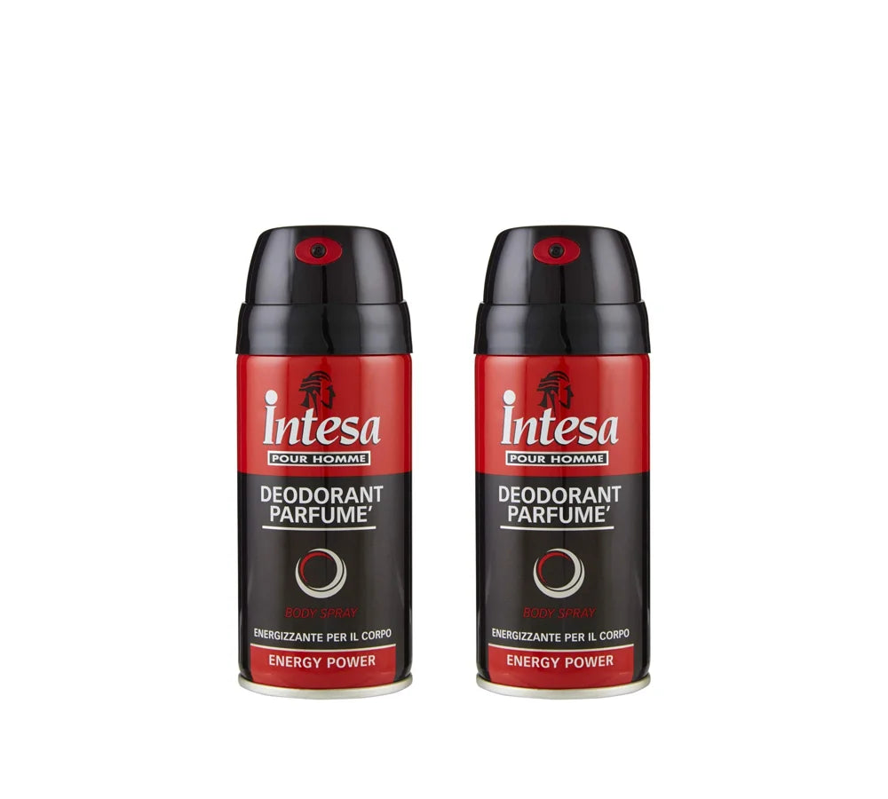 Intesa Energy Power Perfumed Deodorant 150ml, Pack of 2