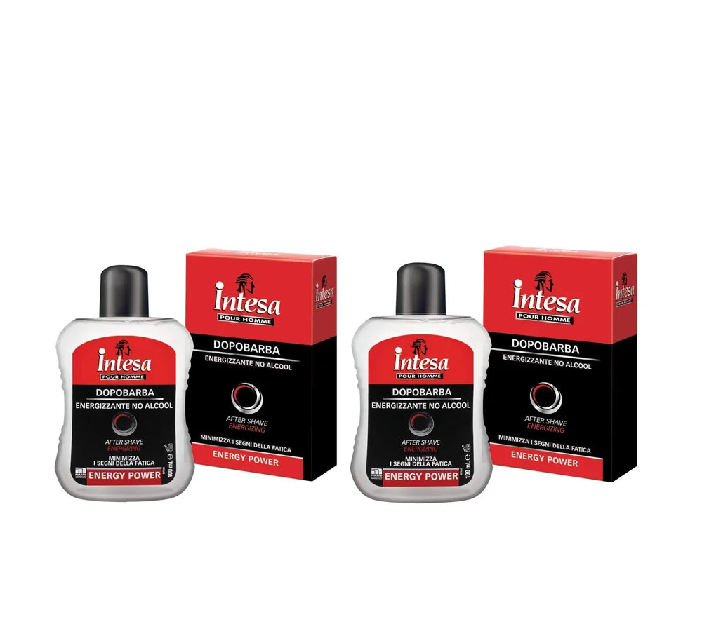 Intesa Energy Power Aftershave 100ml, Pack of 2