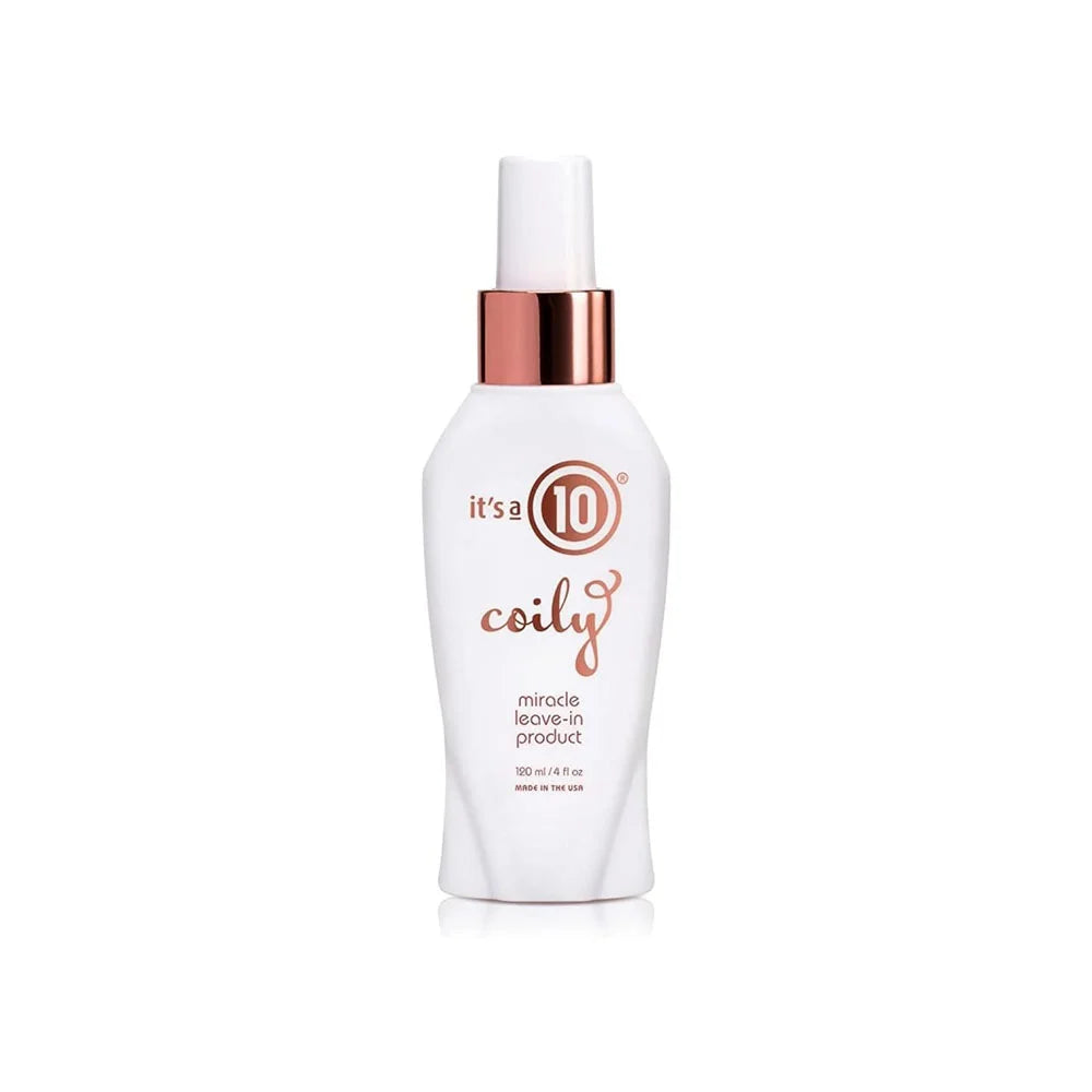 It’s a 10 Haircare Coily Miracle Leave-In Treatment 120ml designed to moisturise, define, and nourish curly and coily hair.