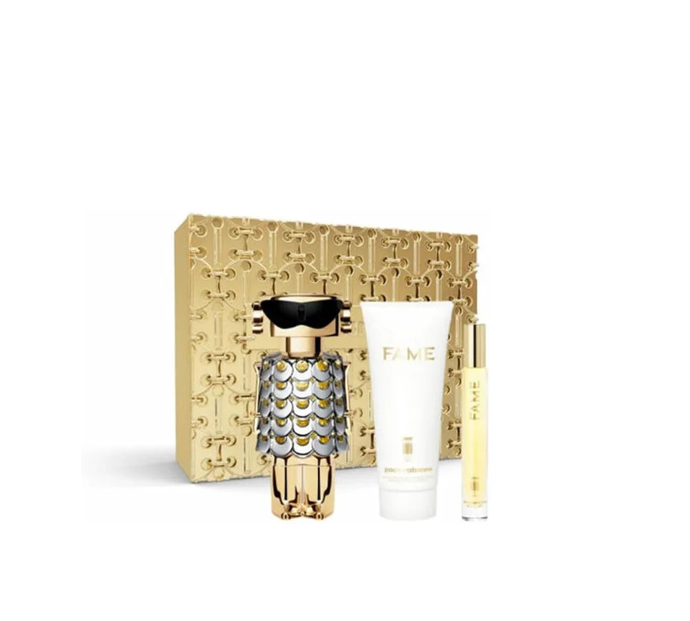 PACO RABANNE FAME SET 80ML EAU DE PARFUM SPRAY+100ML LOTION+10ML MINI - 1 SET