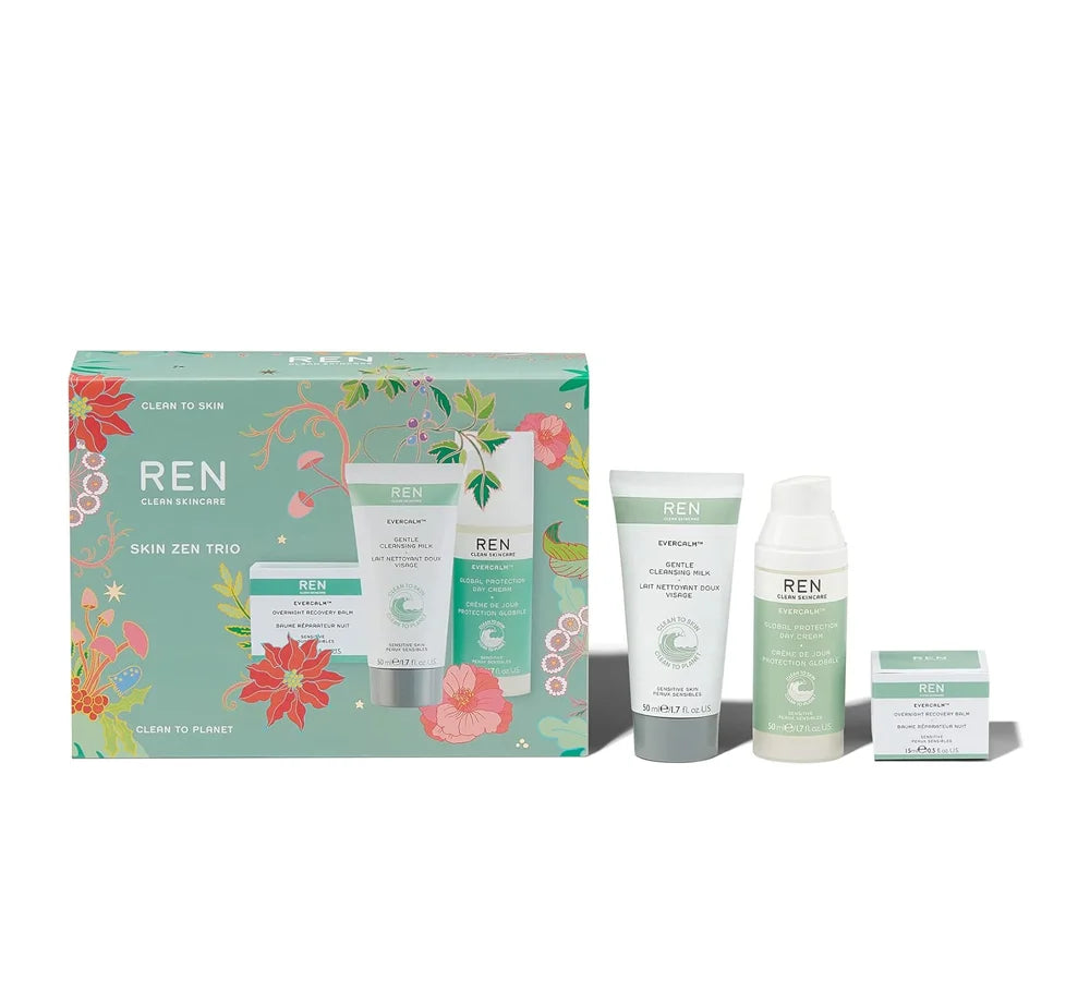 REN Clean Skincare Skin Zen Trio | Limited Edition Gift Set | Christmas 115ml