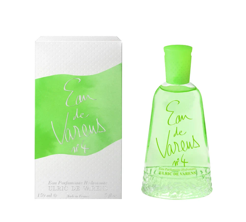 A stylish and contemporary bottle of UDV Eau de Varens N°4, 150ml, featuring a clean and refined look.