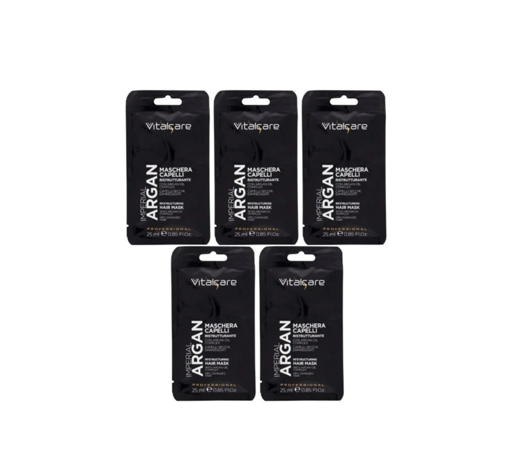 Vitalcare Imperial Argan Restructuring Hair Mask 25ml, Pack of 5