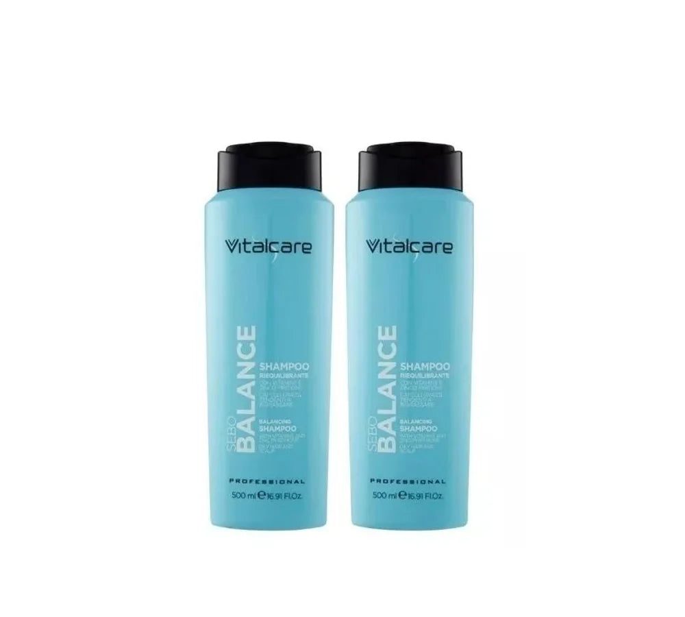 Vitalcare Sebo Balance Balancing Shampoo 500ml, Pack of 2