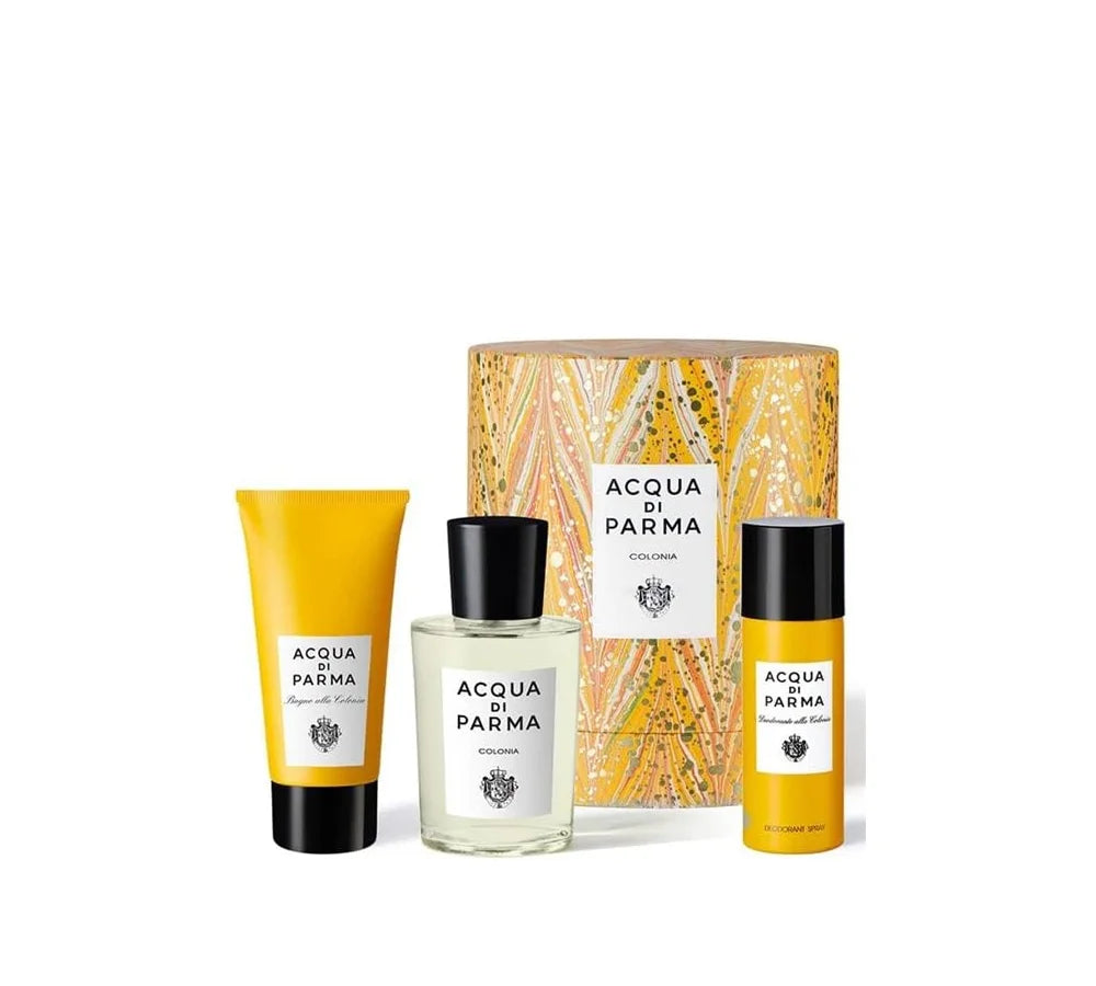 Acqua di Parma Colonia Gift Set, EDC 100ml+Deodorant 50ml+Shower Gel 75ml