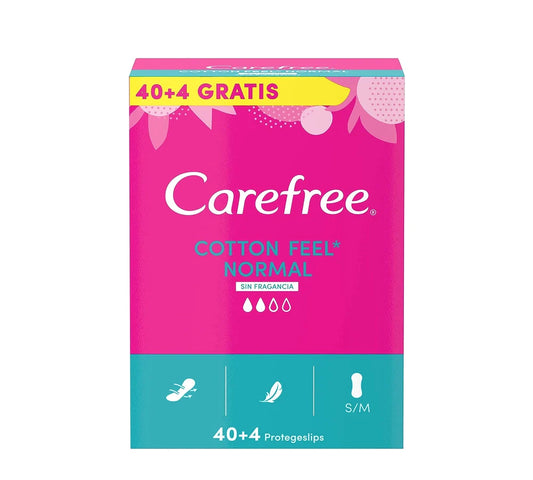 Carefree Cotton Feel Normal pantyliners 44 uds