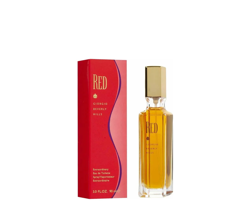 Giorgio Beverly Hills Red Ladies Eau De Toilette Fragrance Spray For Her 90ml
