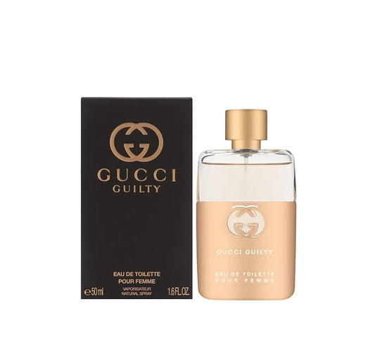 Gucci Guilty Pour Femme Eau De Toilette Spray for Women, Patchouli, Amber, 50 ml