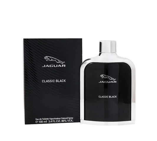 Jaguar Classic Black Eau De Toilette Spray For Him, 100ml