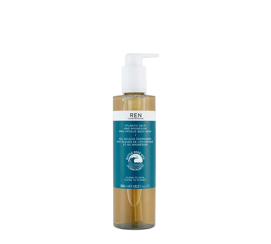 REN Clean Skincare Atlantic Kelp & Magnesium Anti-Fatigue Body Wash Energizing Shower Gel  300 ml