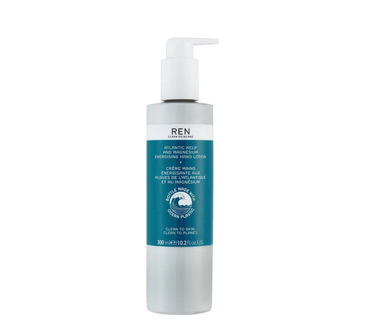 REN Clean Skincare - Atlantic Kelp and Magnesium Energising Hand Lotion 300 ml Black