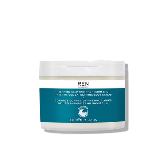 REN Clean Skincare Atlantic Kelp and Magnesium Salt Anti-Fatigue Exfoliating Body Scrub 330ml