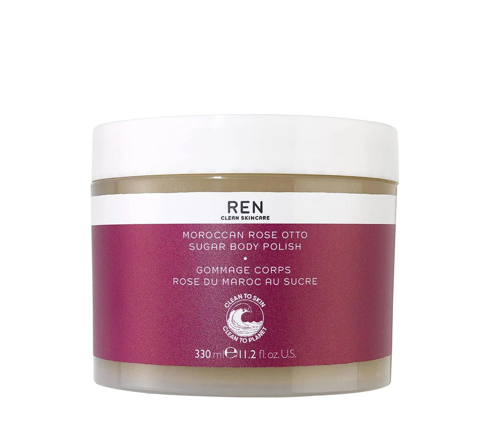 REN Clean Skincare Moroccan Rose Otto Sugar Body Polish 330ml