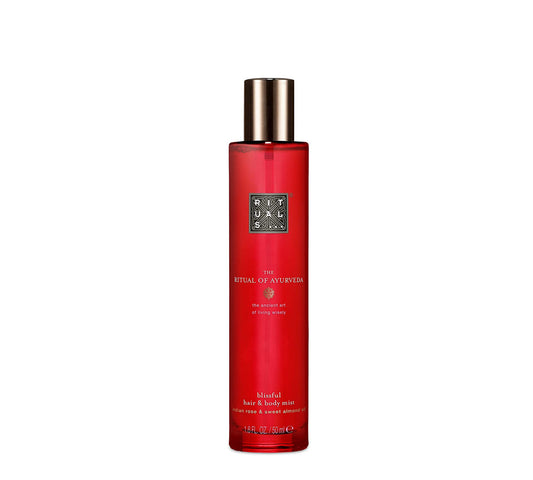 The Ritual of Ayurveda Hair & Body Mist, 50ml - with Indian Rose & Sweet Almond Oil