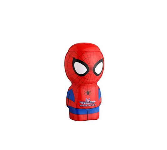 Spiderman Shower Gel & Shampoo - 3D Figure with Great Fragrance for Kids and Adults (400ml)