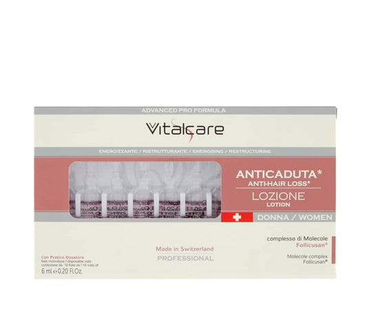 Vitalcare Swiss - Women's Anti-Hair Loss Treatment 10 Ampoules 6 ml each