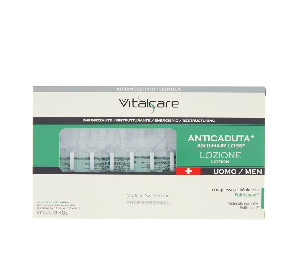VitalCare Swiss Men's Hair Loss Vials 6ML X 10 PCS