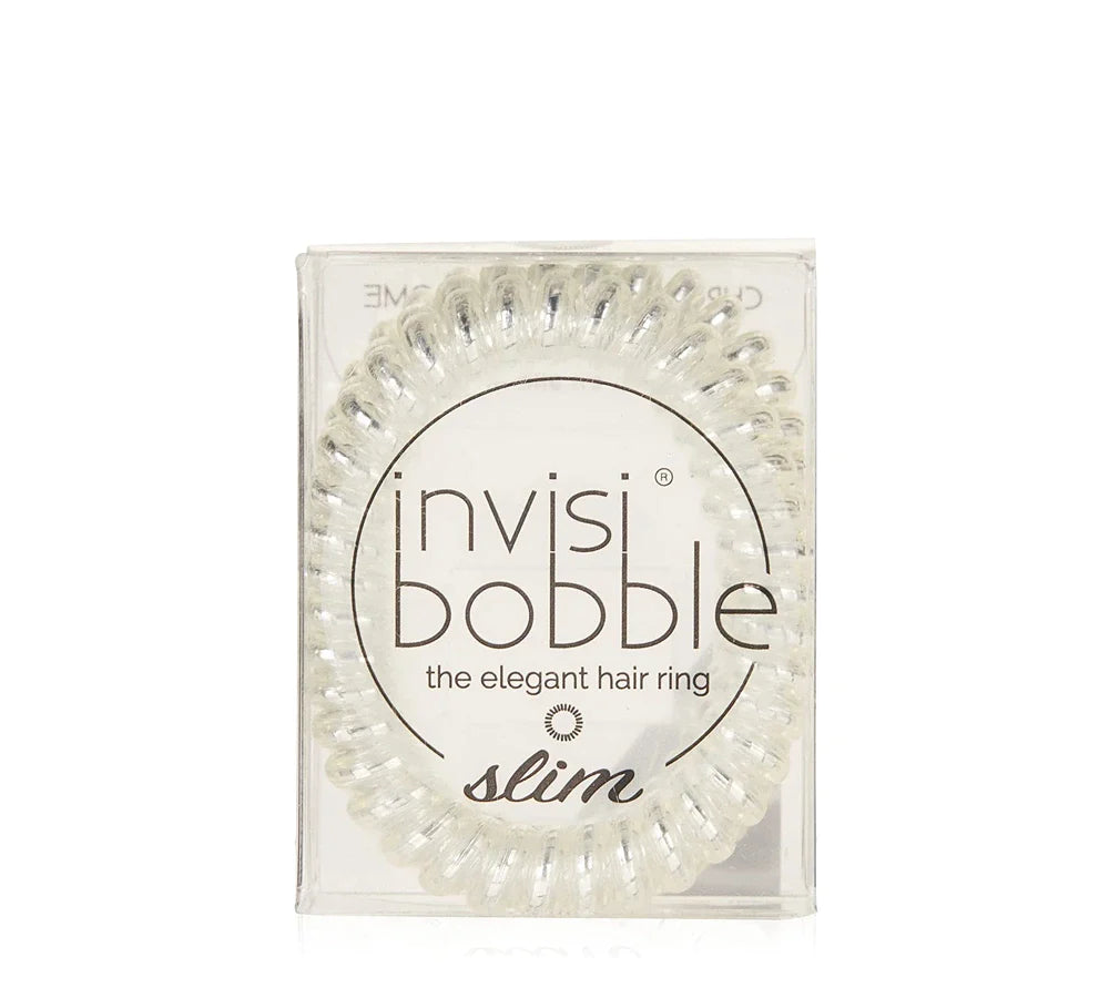 invisibobble SLIM Hair Ties Chrome Sweet Chrome 3 Pack