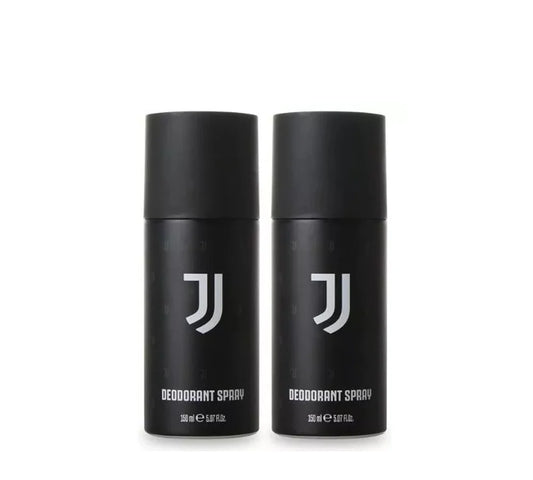 Two 150ml cans of Juventus deodorant spray.