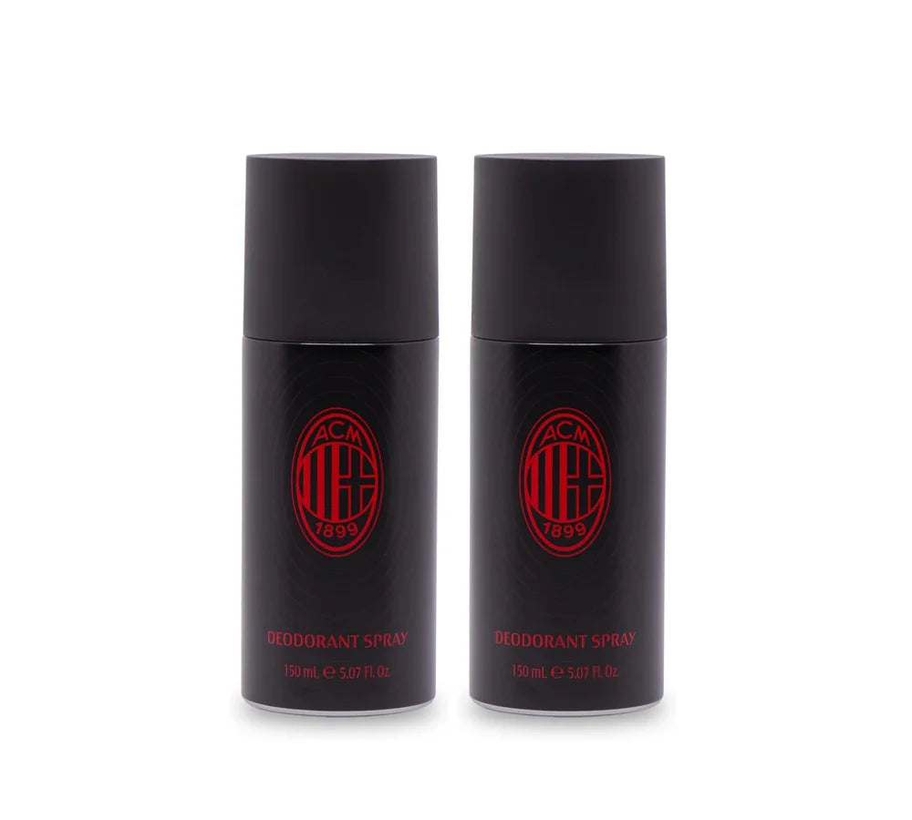 Two 150ml cans of Milan deodorant spray.