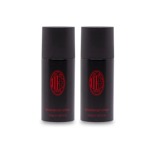 Two 150ml cans of Milan deodorant spray.