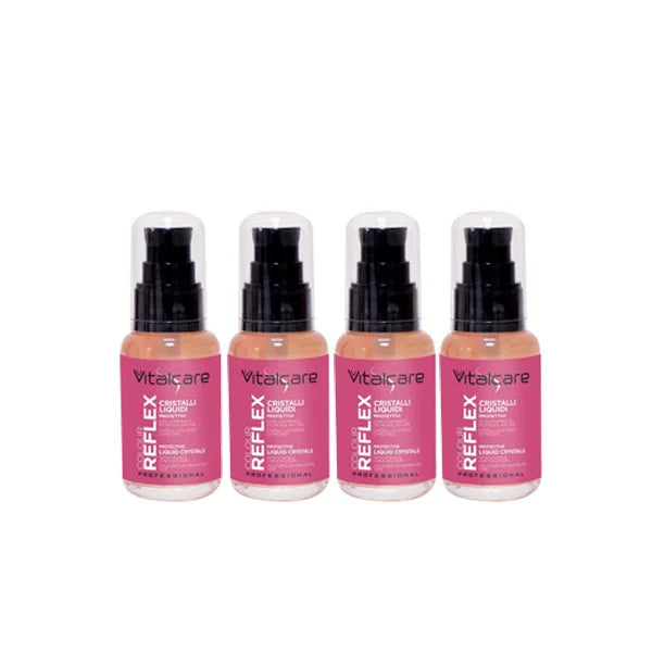 4x Vitalcare Cristal Reflex-restructuring Liquid Crystals 50 ml