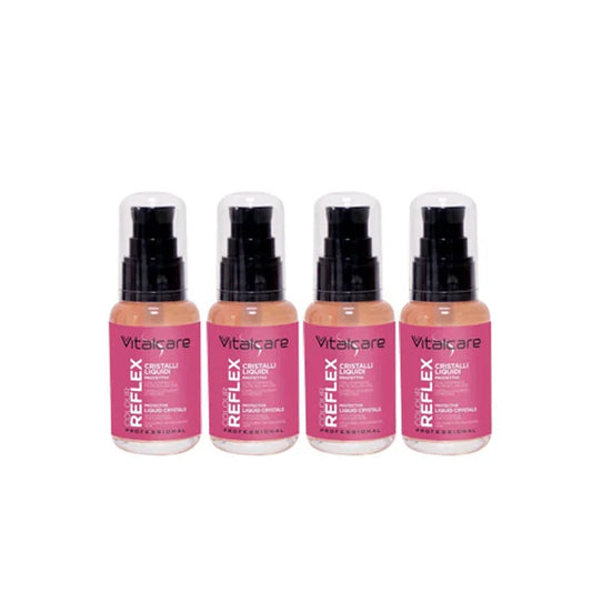 4x Vitalcare Cristal Reflex-restructuring Liquid Crystals 50 ml
