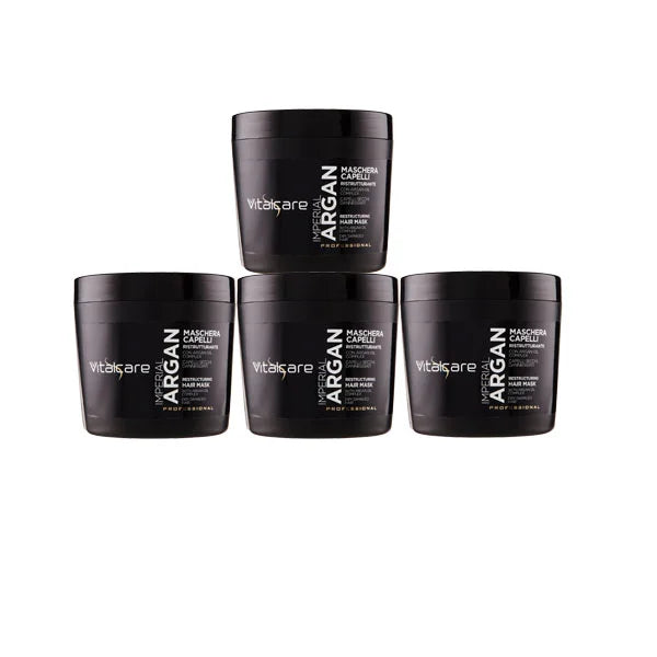 4x Vitalcare | Imperial Argan Restructuring Hair Mask 500 ml