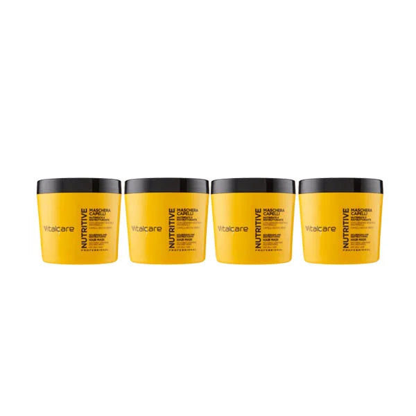 Vitalcare | Nutritive - Nourishing and Restructuring Hair Mask, 500 ml Pack of 4