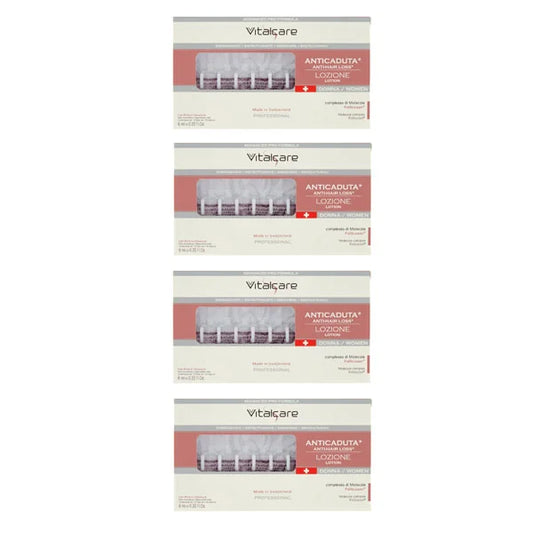 Vitalcare | Swiss - Women's Hair Loss Treatment, 10 Women's Hair Loss Vials of 6 ml Pack of 4