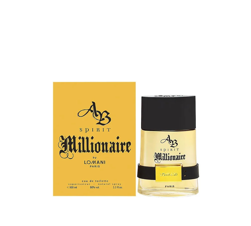 AB Spirit Millionaire Lomani 3.3 oz EDT Spray For Men