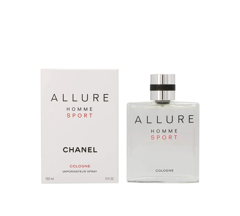 Chanel Allure Homme Sport Eau De Cologne Spray 150ml minimalist bottle.