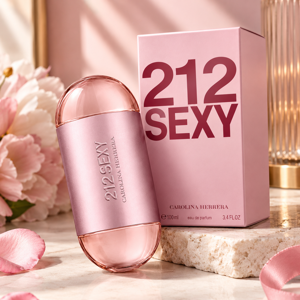 Carolina Herrera 212 Sexy Eau De Parfum for Women – 100ml / 3.4 fl oz