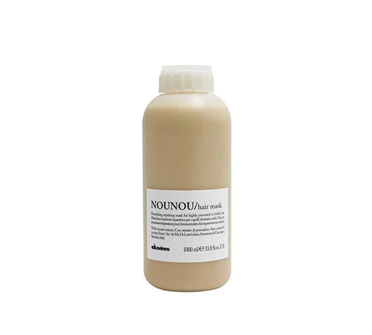 Image of Davines Essential Haircare Nounou Mask 1000ml for nourishing damaged hair