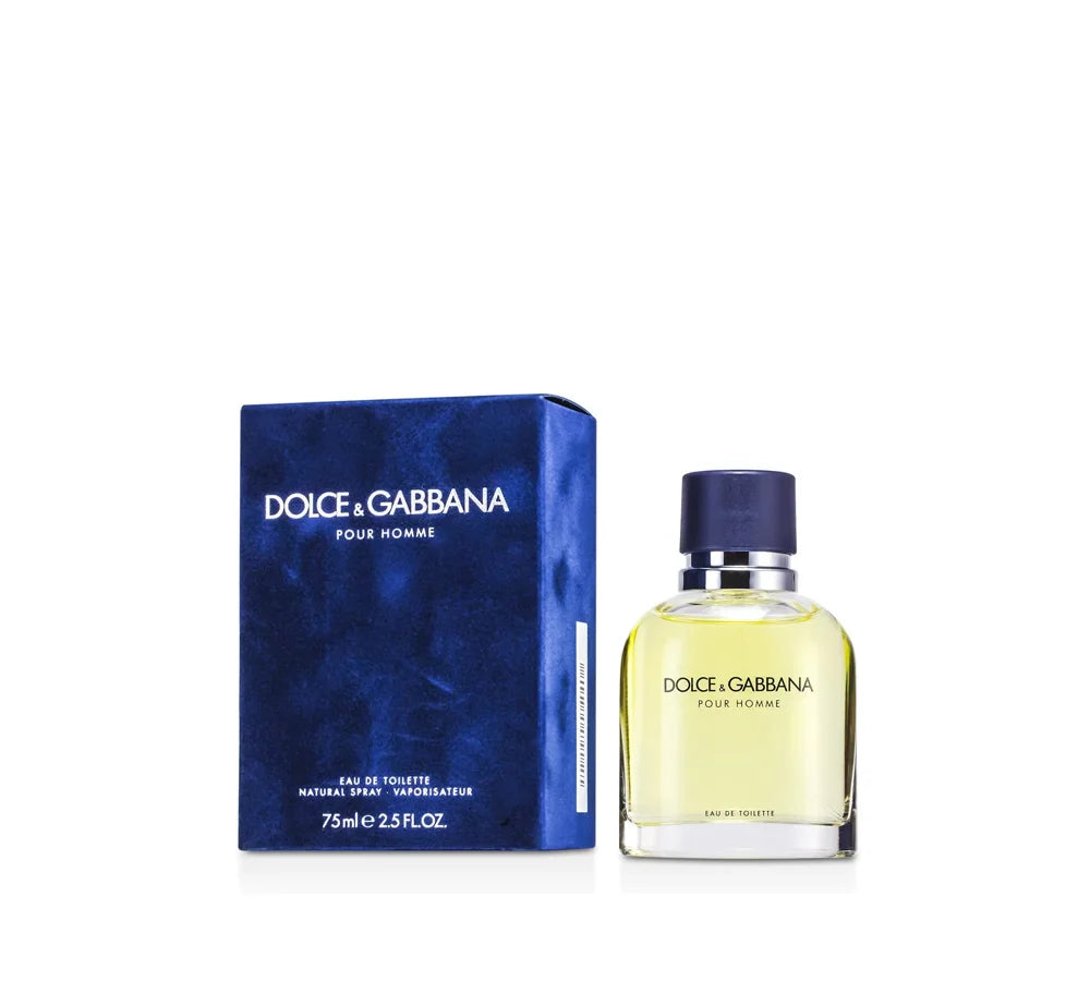 Dolce & Gabbana Pour Homme Eau De Toilette Spray (New Version) - 75ml/2.5oz