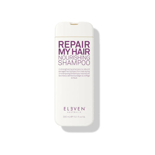 Eleven Australia Repair My Hair Nourishing Shampoo for damaged hair repair and hydration