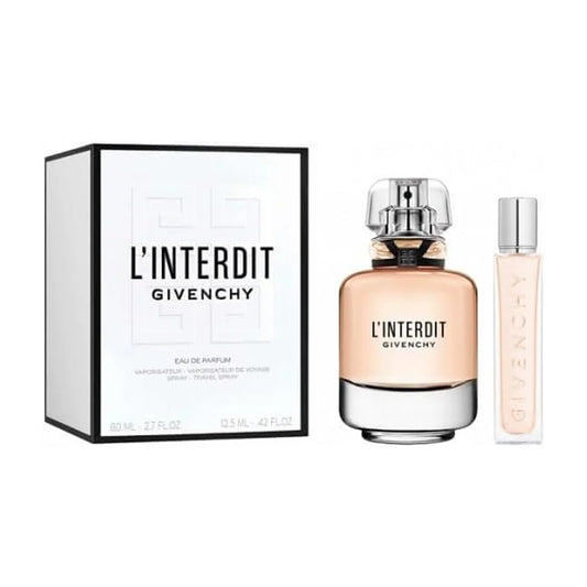 Givenchy L'interdit Set: Edp Spray 80ml & Edp Spray 12.5ml