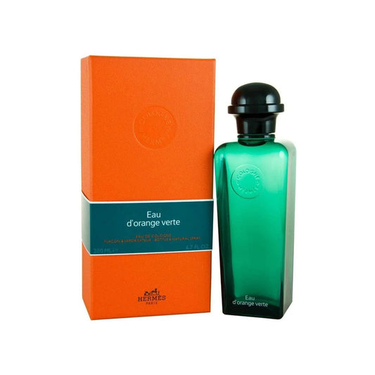 Hermès Eau de Toilette 200ml luxury fragrance bottle with elegant design and refreshing signature scent.