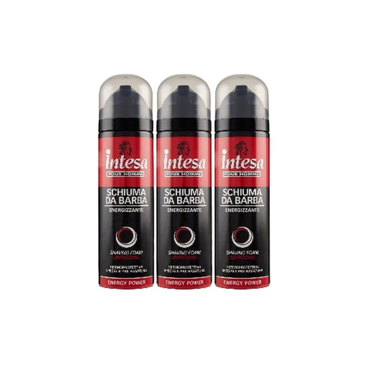 Intesa Pour Homme Energy Power Shaving Foam 300ml, Pack of 3