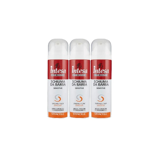 Intesa Pour Homme Vitacell Shaving Foam 300ml Pack of 3