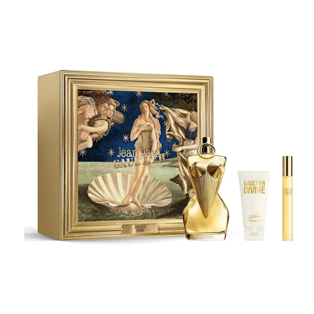 Jean Paul Gaultier Divine EDP Giftset 2024 ( 100ml EDP, 75ml Body Lotion and 10ml Travel Spray)