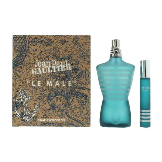 Jean Paul Gaultier Le Male 2 Piece Gift Set: Eau de Toilette 125ml - Eau de Toil